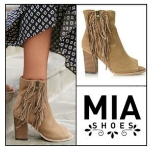 MIA Coty Fringe Booties